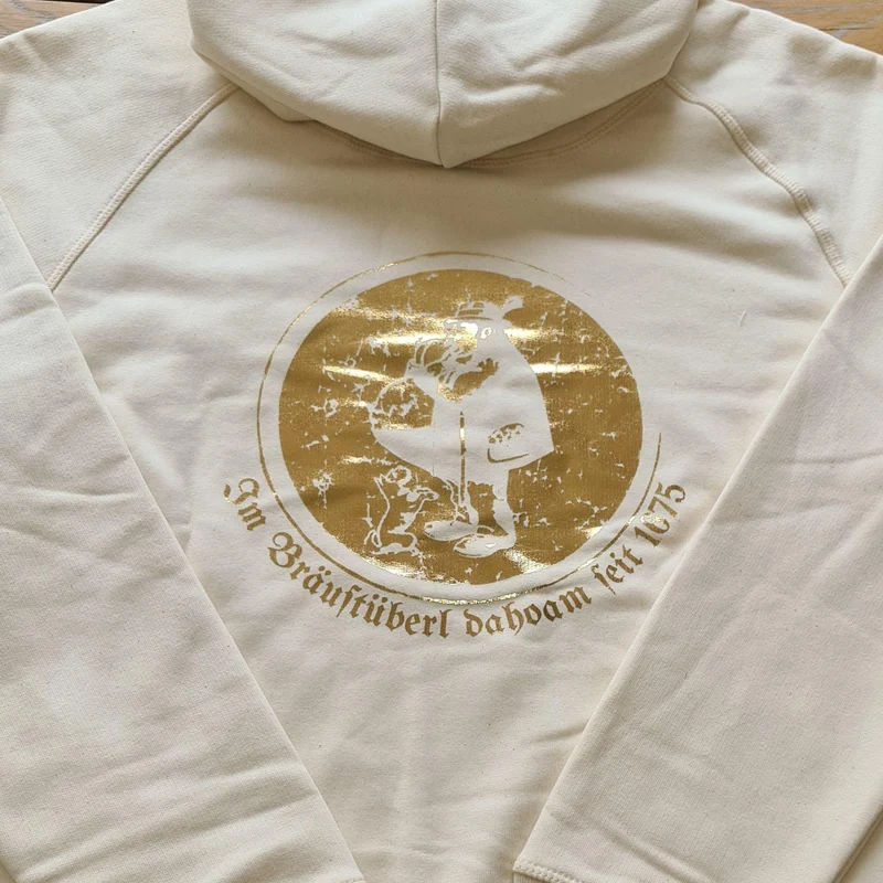 Hoodie "Bräustüberl" Natural Raw