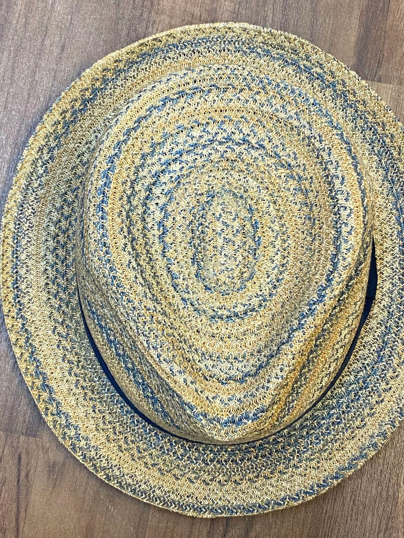 Goorin Bros Strohhut natur blau Gr. L