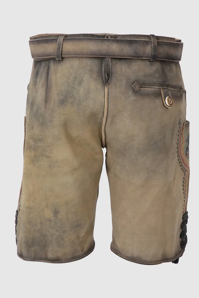 Herren Lederhose % - FURCHTLOS UND TREU 3 - Trachtenhose - Krüger Buam - 906971-000-0071