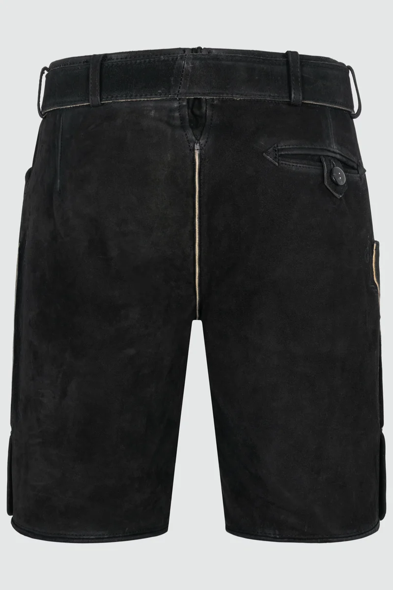 Herren Lederhose SYLVAR mit Gürtel - Krüger Buam - 968770-000-0004