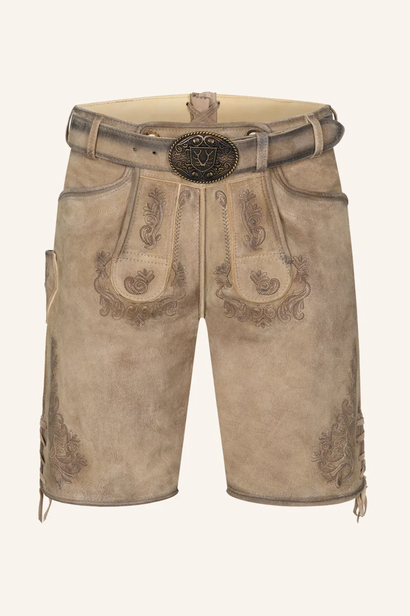 Lederhose BALDUR mit Gürtel - Krüger Buam - 969172-000-0071