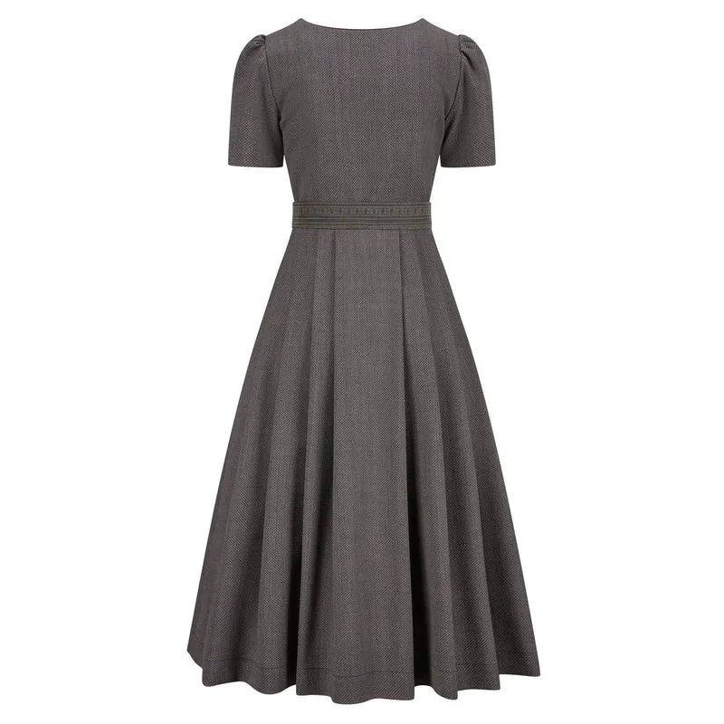 Dirndl Heidi Taupe (lang)