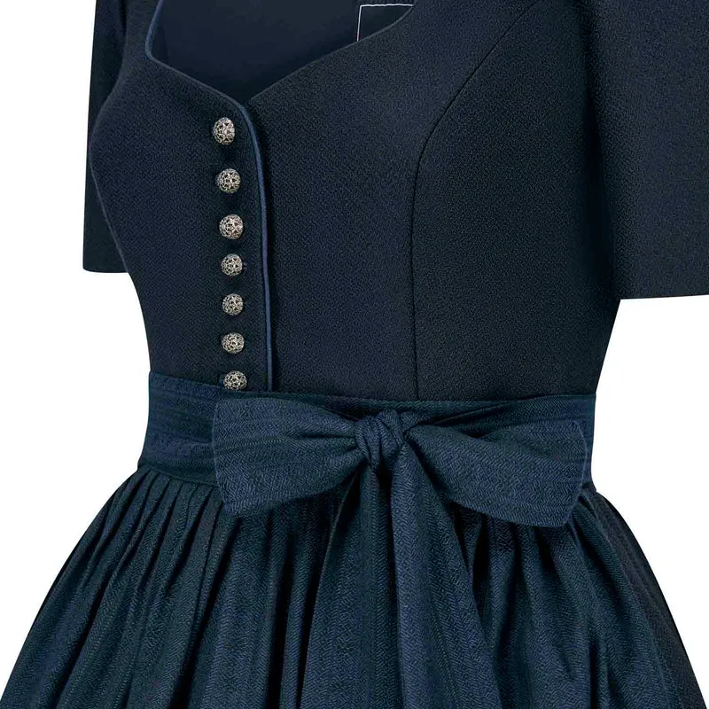 Dirndl Heidi Blau (lang)