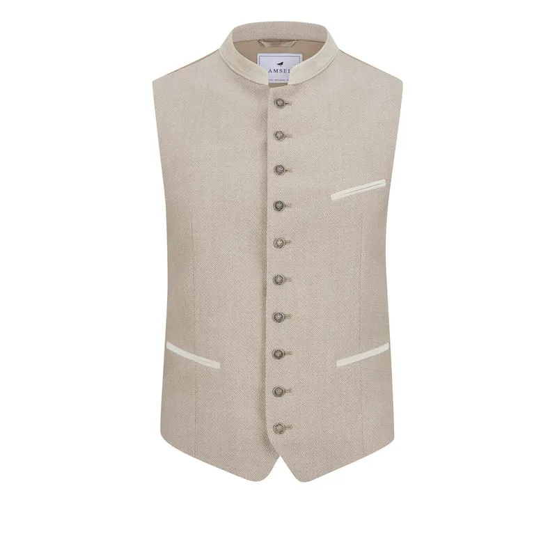 Trachtenweste Karl Beige
