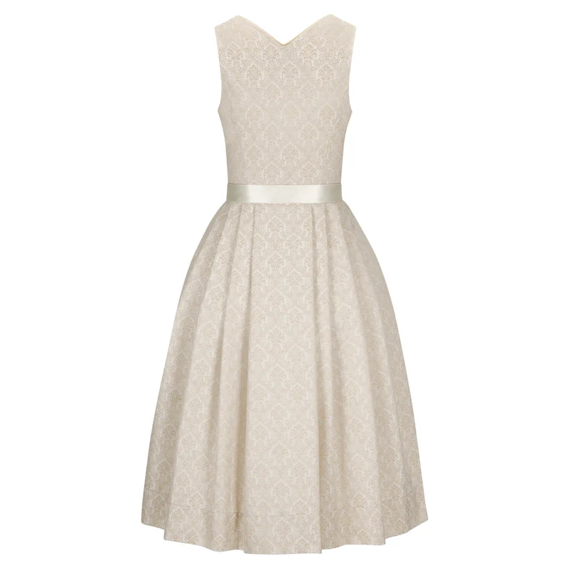 Hochzeitsdirndl Maria Creme (lang)