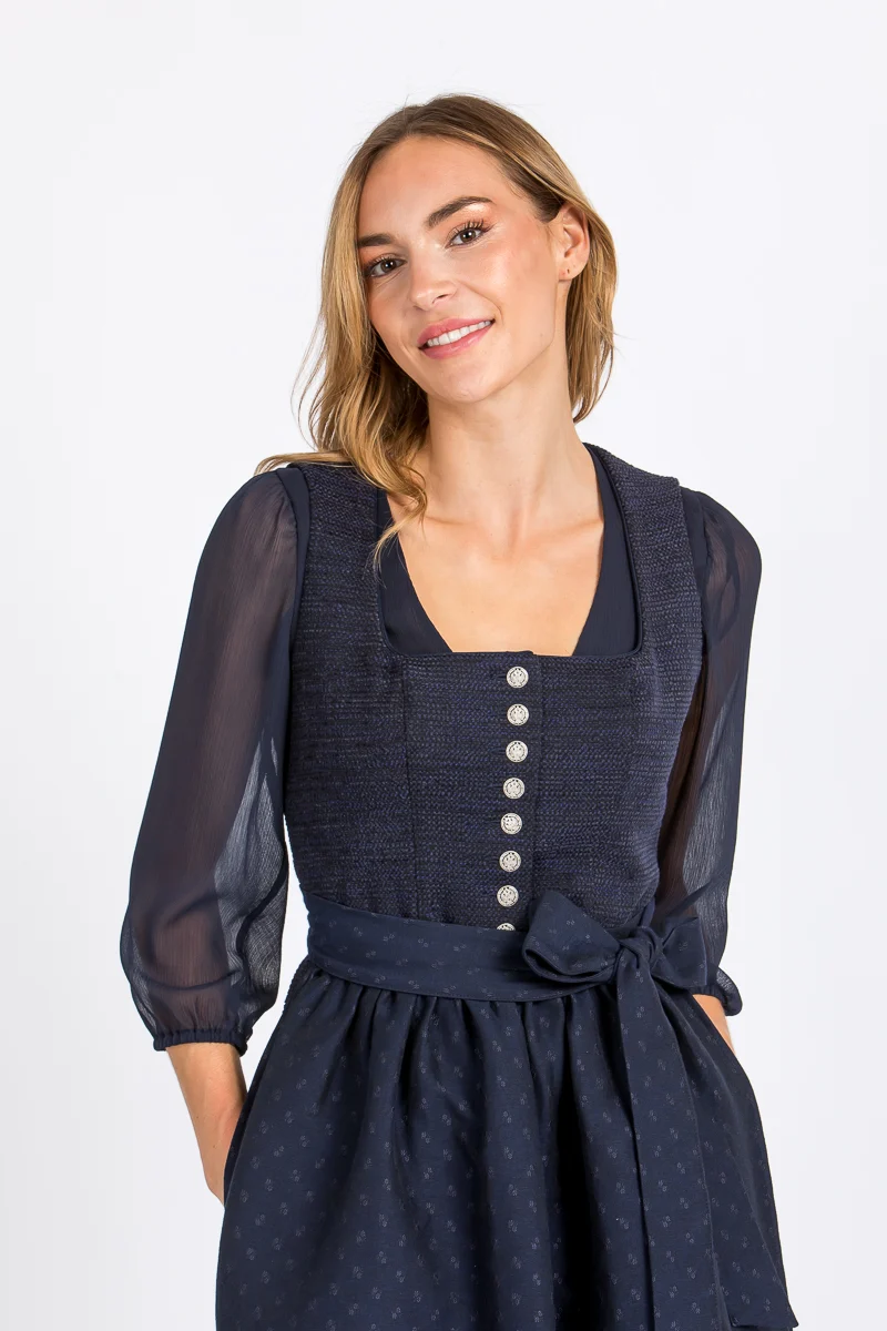 Wenger Dirndlbluse Petra marine