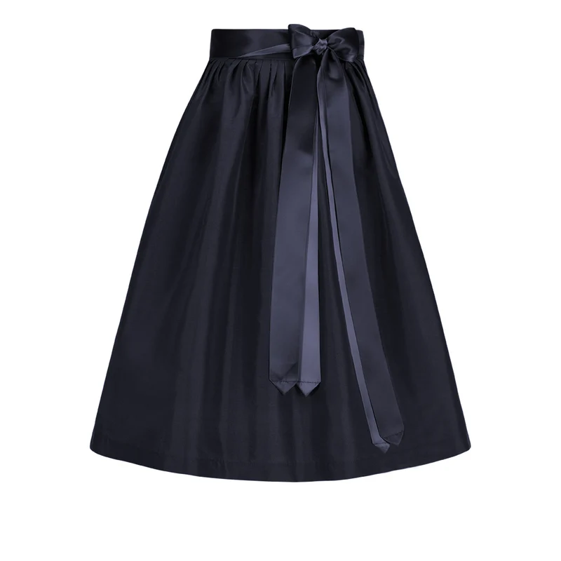Seidenschürze Navy