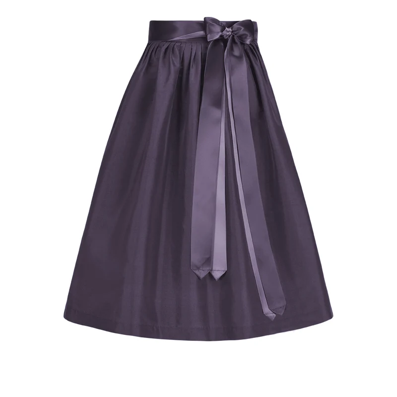 Seidenschürze Mauve