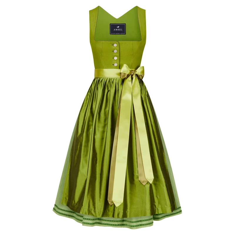 Leinendirndl Nele Grasgrün