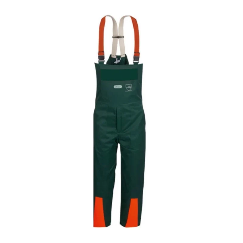 Schnittschutz-Latzhose Forest Jack, grün - FORM C