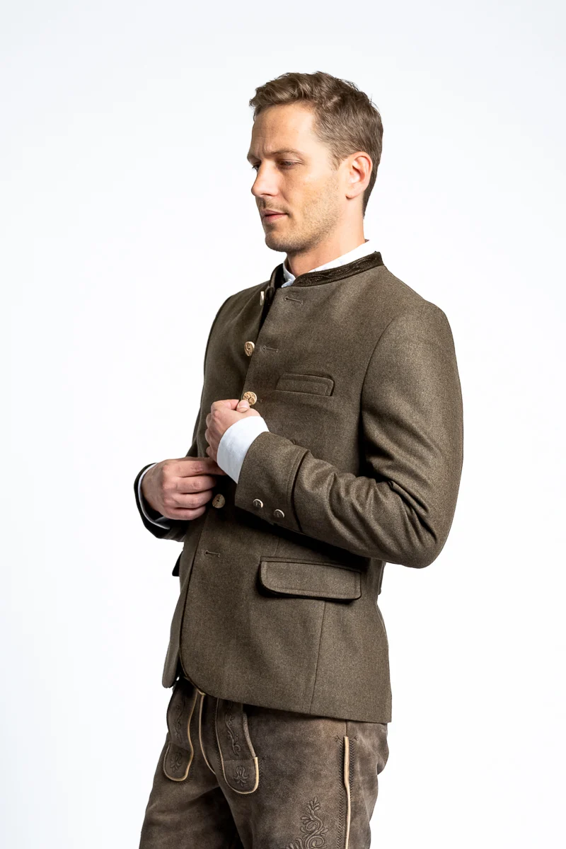 Gottseidank Trachtenjanker Helmut A005587 khaki