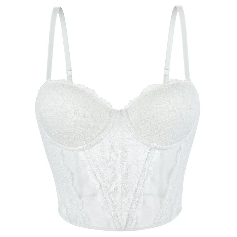 Gothic-Spitzen-Slip-Bustier für Damen