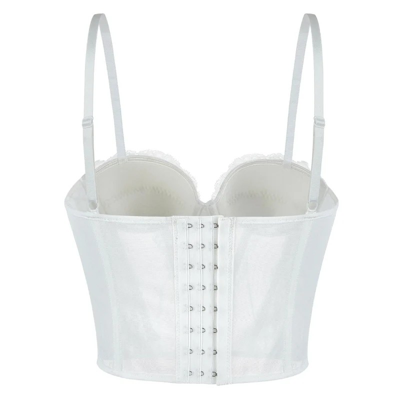 Gothic-Spitzen-Slip-Bustier für Damen