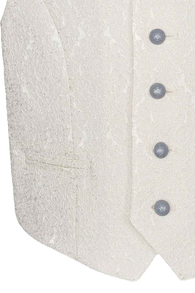 Festliche Kinder-Weste creme