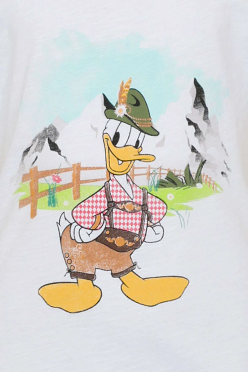 Kinder Trachten-T-Shirt mit Donald Duck-Motiv