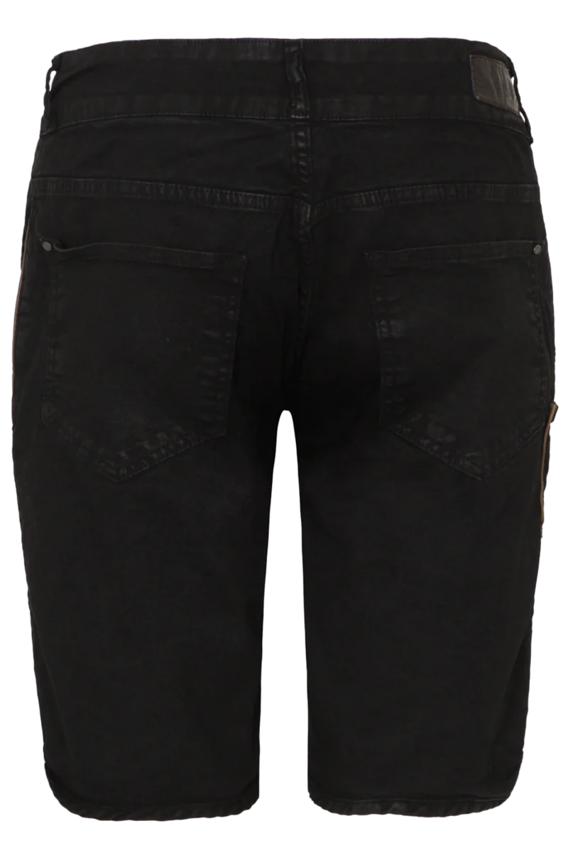 Herren Jeans-Bermuda mit Stickerei