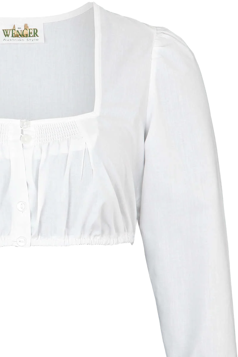 Dirndlbluse dreiviertelarm