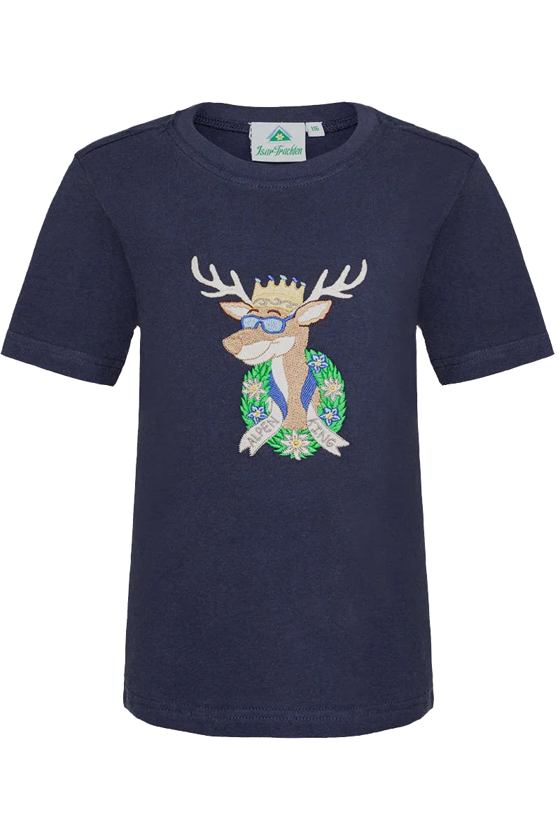 Kinder T-Shirt 'Alpen Kids' mit Hirsch