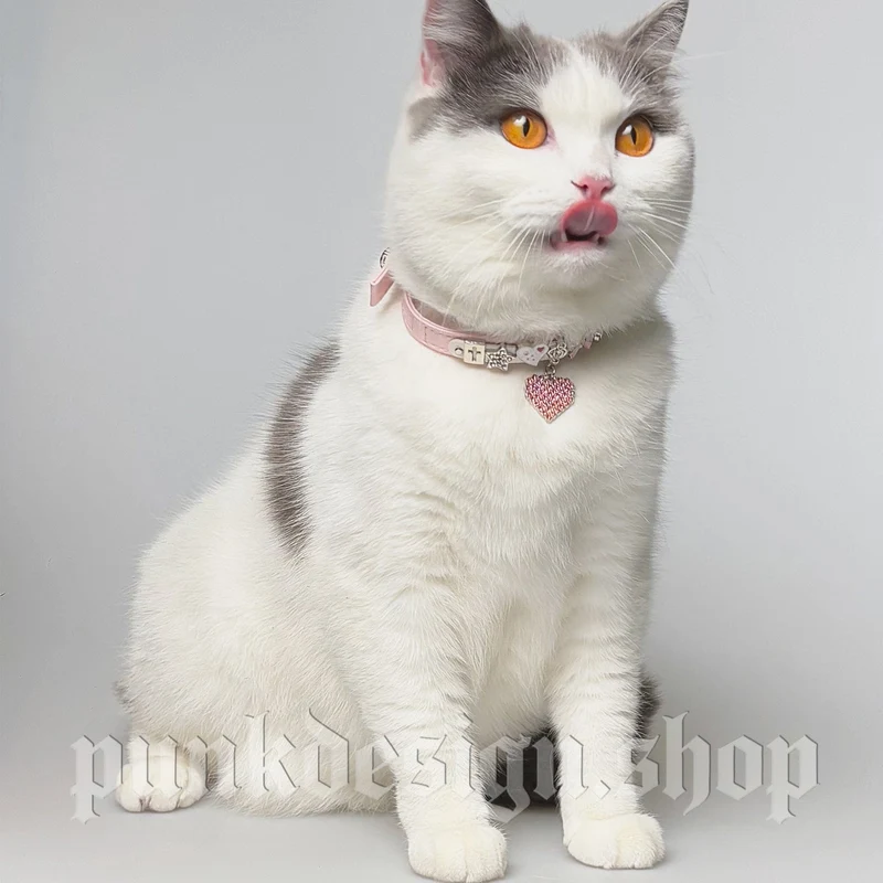 Gothic Doppellagiges Katzenchoker aus Imitationsperlen