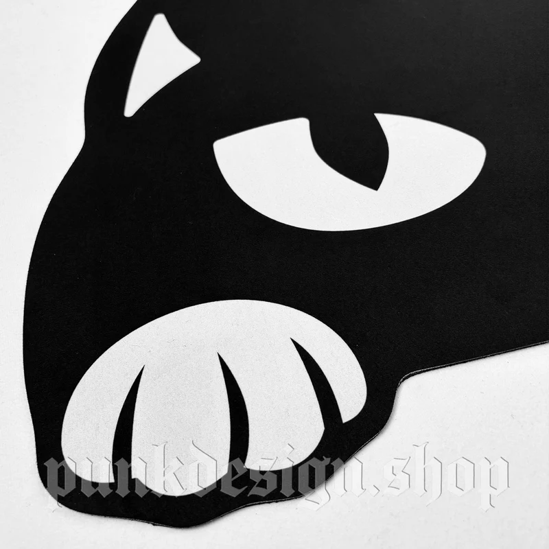 Haustier-Katzenstreu- und Futtermatte im Gothic-Stil