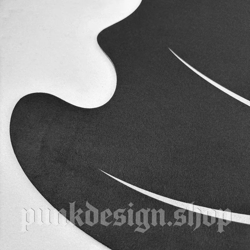 Haustier-Katzenstreu- und Futtermatte im Gothic-Stil