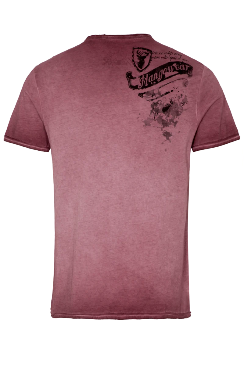 Herren T-Shirt mit geflocktem Hirsch