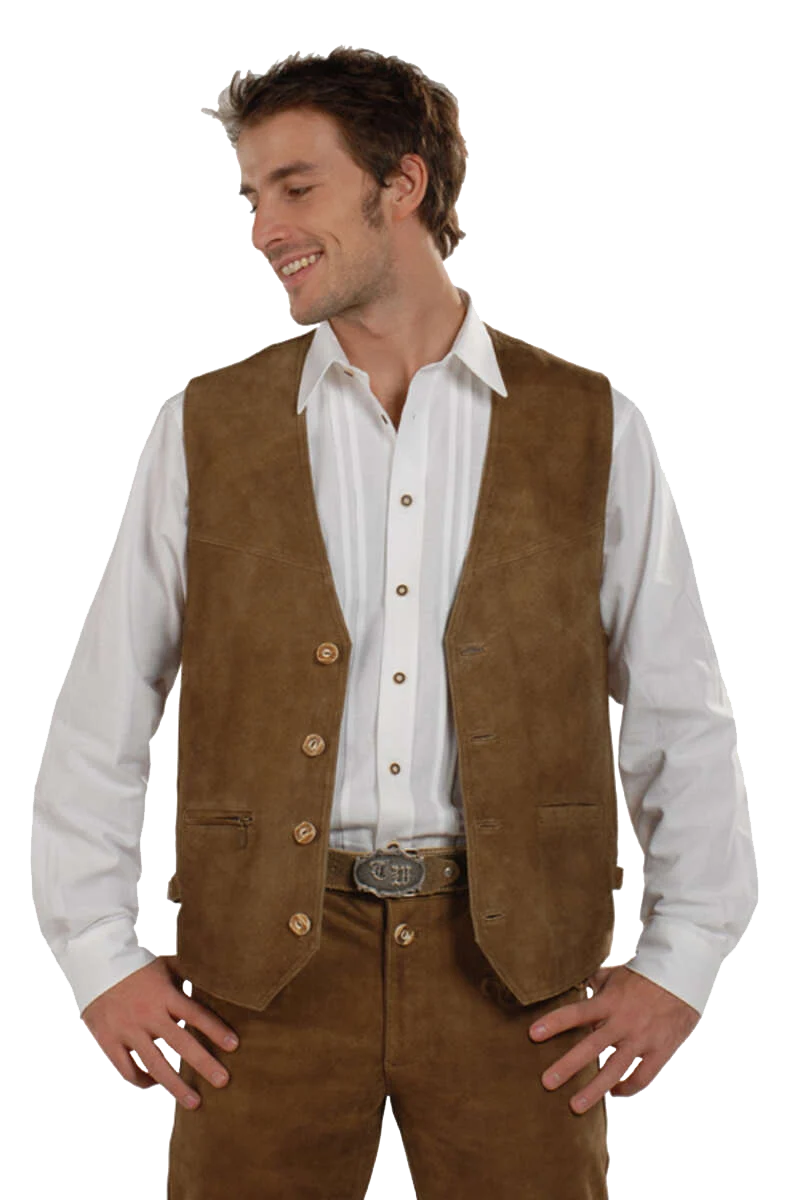 Herren Lederweste