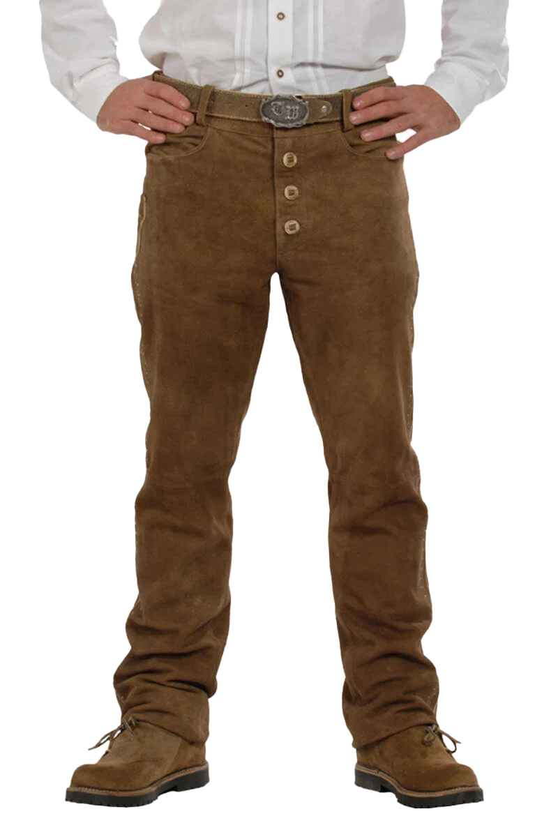 Herren Lederhose Lang