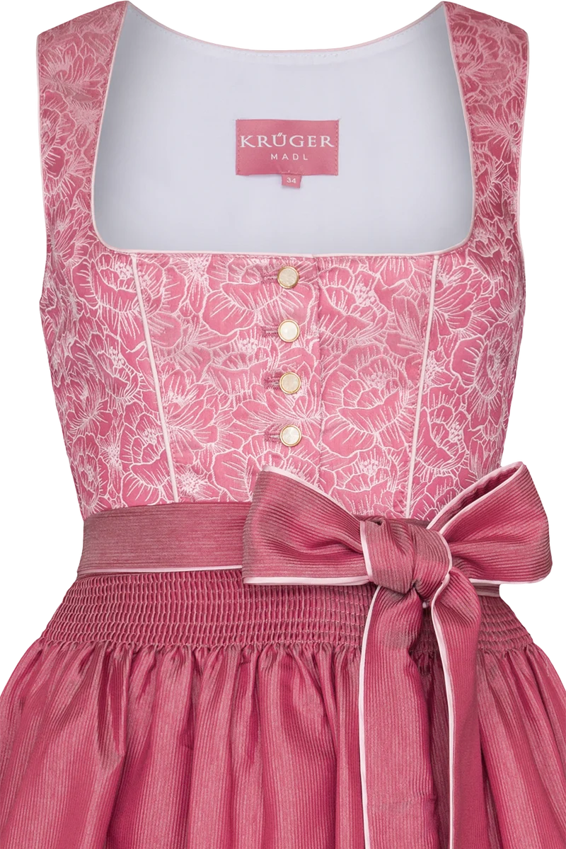 Mini-Dirndl mit Blumenmuster