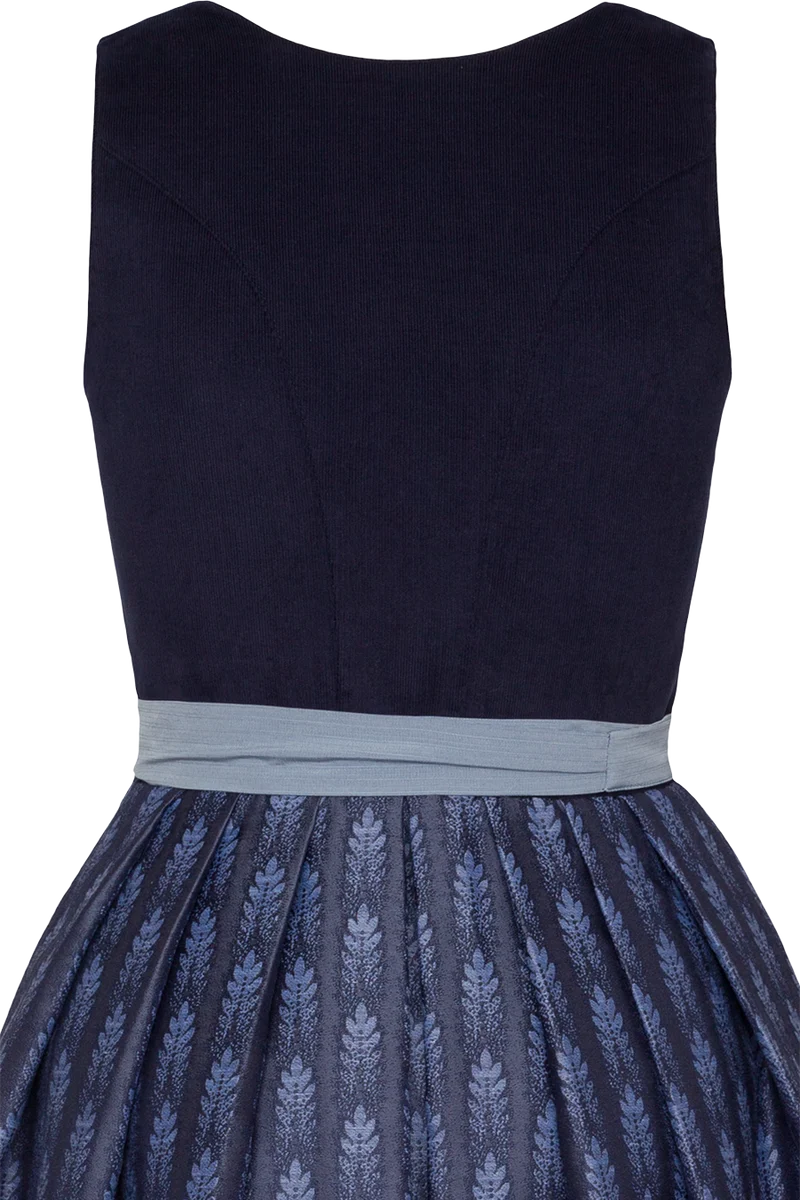 Dirndl lang Cord mit Herzausschnitt