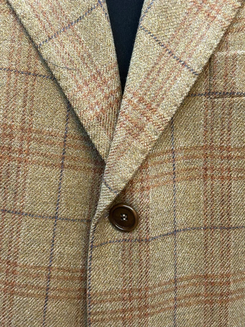 Karo-Tweed-Sakko Herren Gr. 50