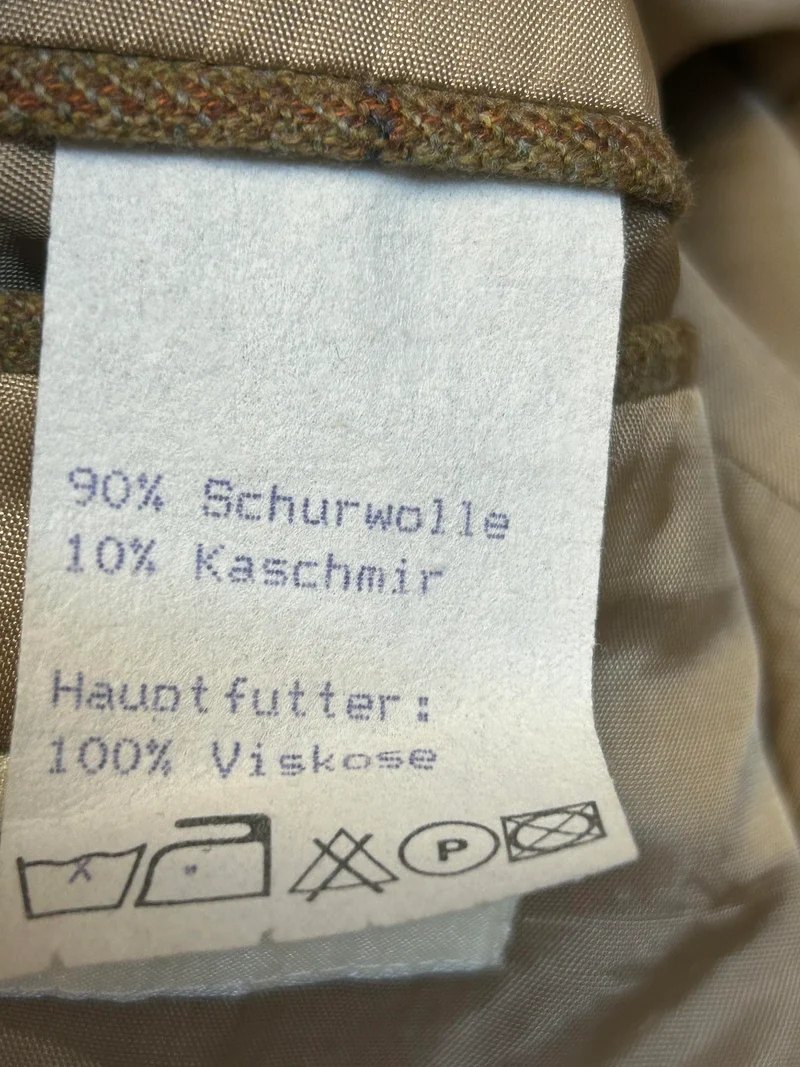 Karo-Tweed-Sakko Herren Gr. 50