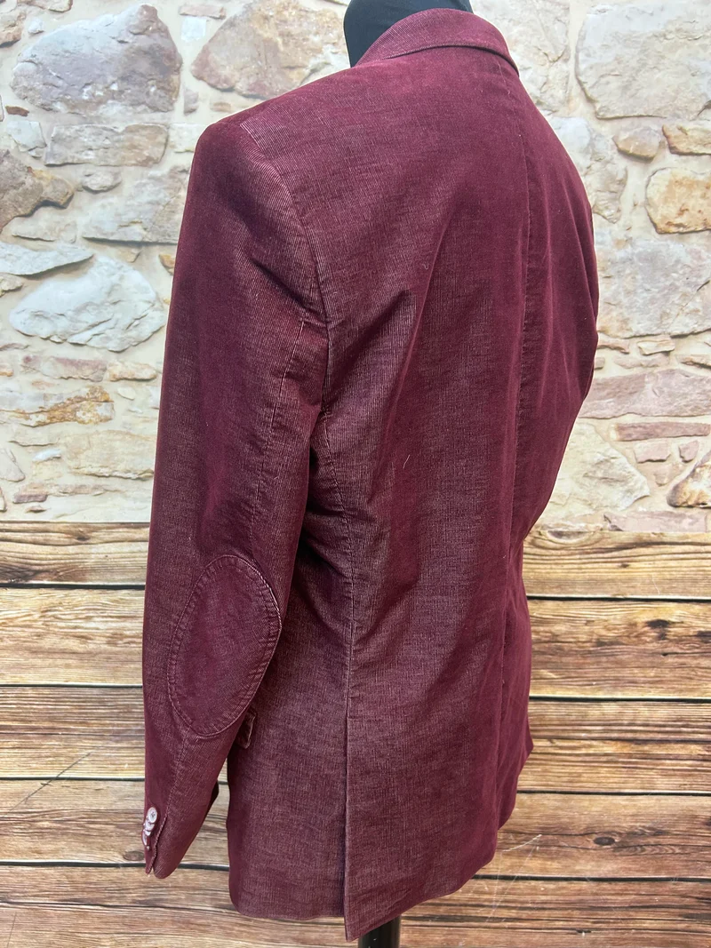 Bordeaux Cord-Blazer Herren Sakko Gr. 50