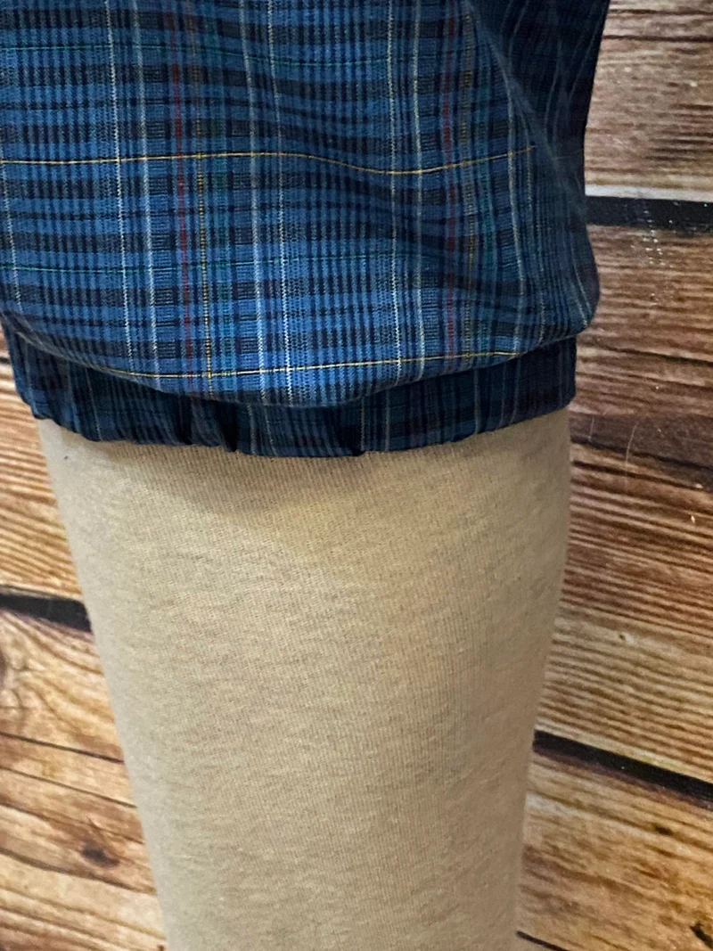 Knickerbocker Hose britischer 1920er-Jahre-Stil - Blau - kariert -Größe 50