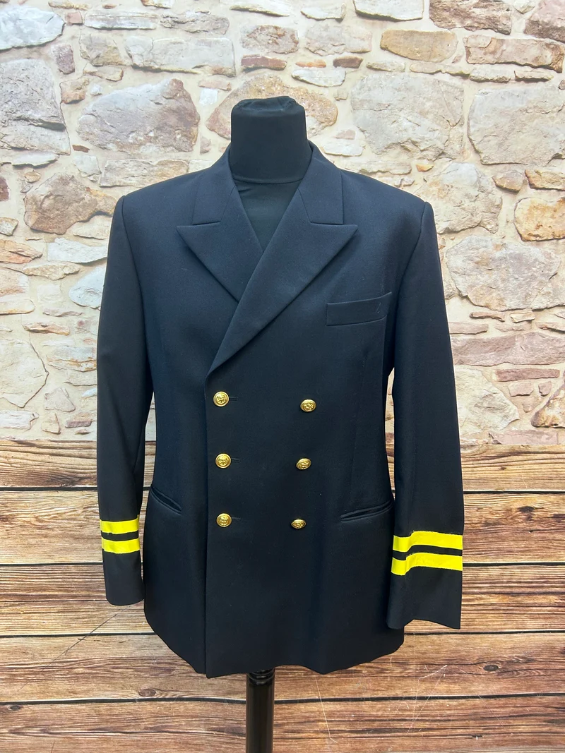 Vintage Marine-Uniformjacke – Größe 26