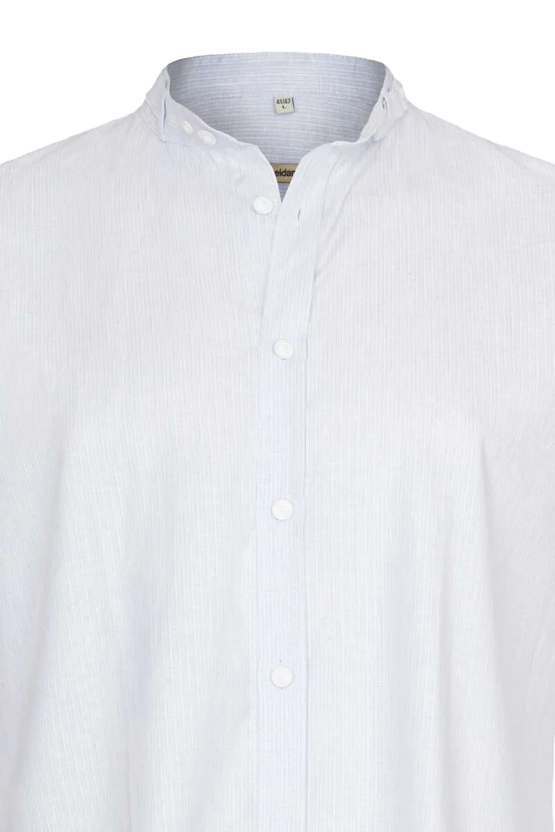 Trachtenhemd Stehbund slim-fit
