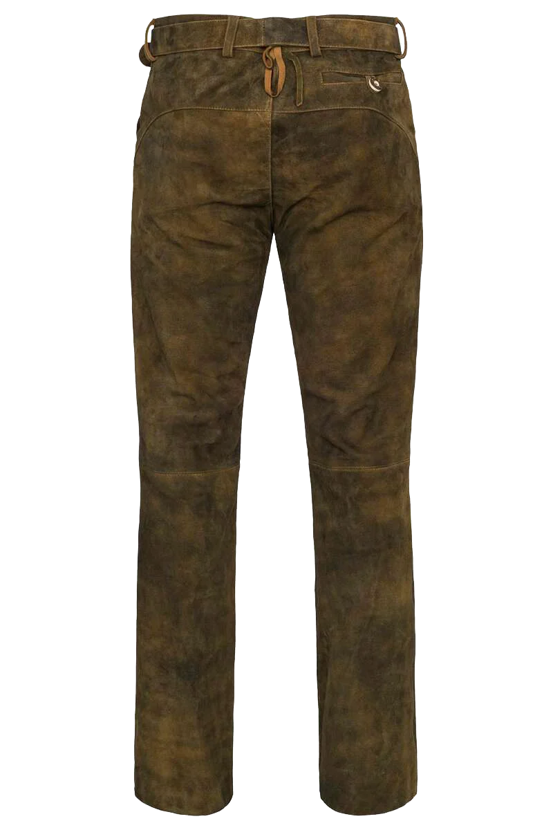 Herren Lederhose lang