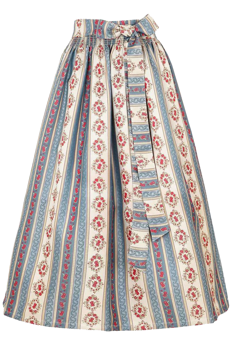 Dirndl-Schürze lang gestreift