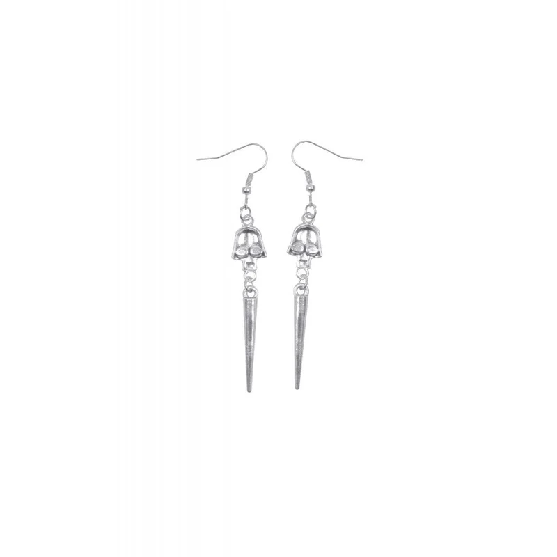 Ohrstecker mit Totenkopf-Motiv für Damen
