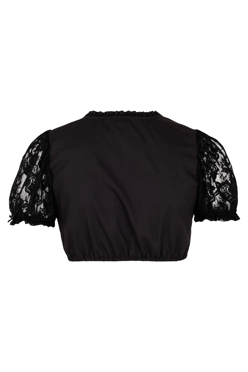 Dirndlbluse Spitzenärmel