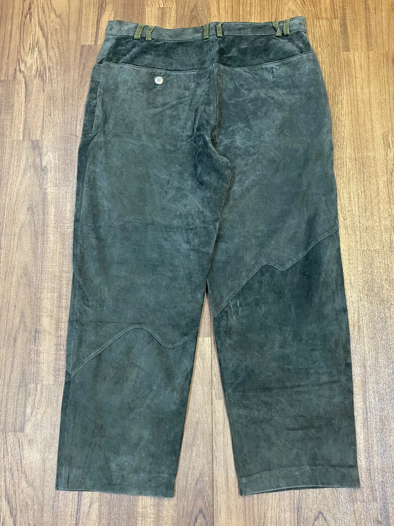 Trachtenlederhose - Lang - Damen - Vintage Gr.46
