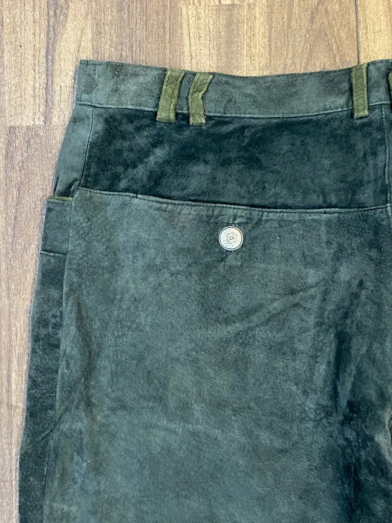Trachtenlederhose - Lang - Damen - Vintage Gr.46