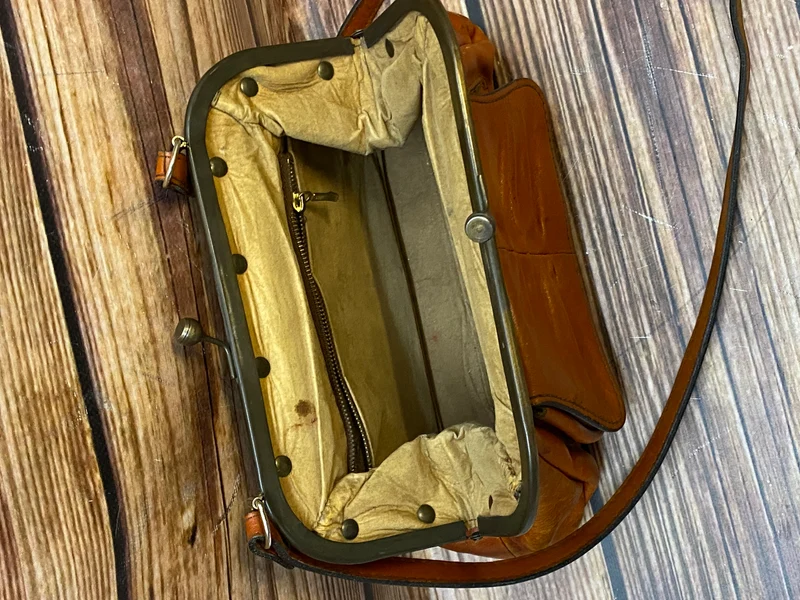 Lederhandtasche Vintage Damen Handtasche