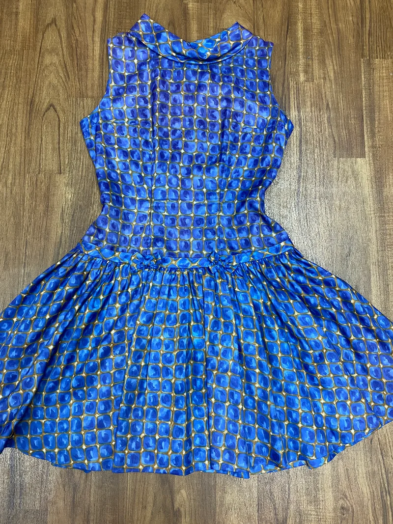 20er Jahre Tageskleid Gr. 34 mit tiefer Taille