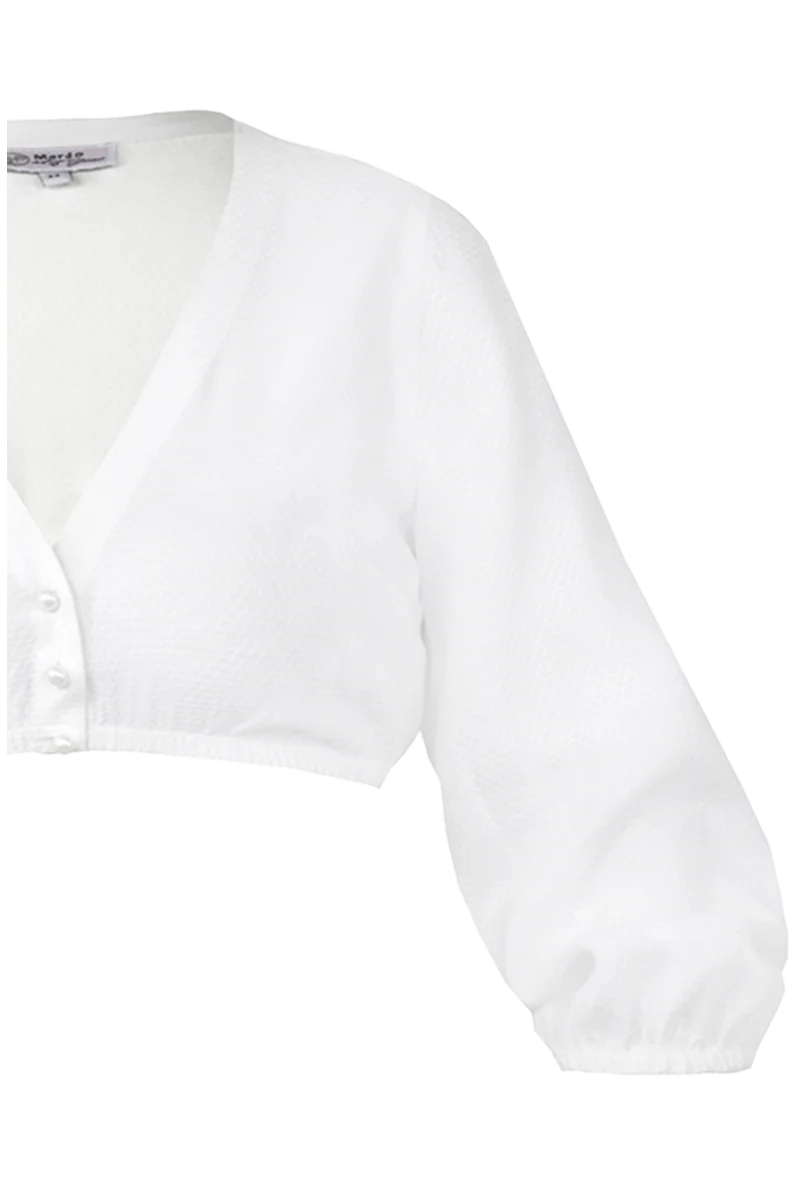 Dirndlbluse mit weiten Ärmeln