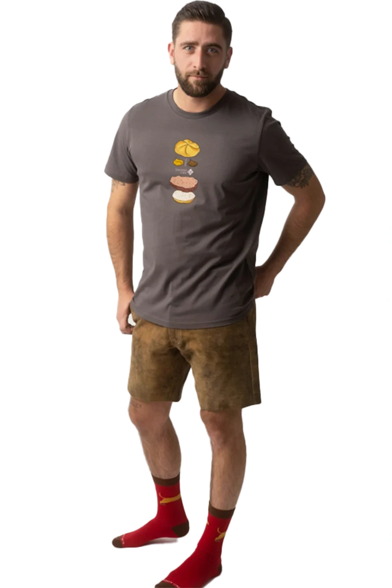 Herren T-Shirt 'Bavarian Burger'