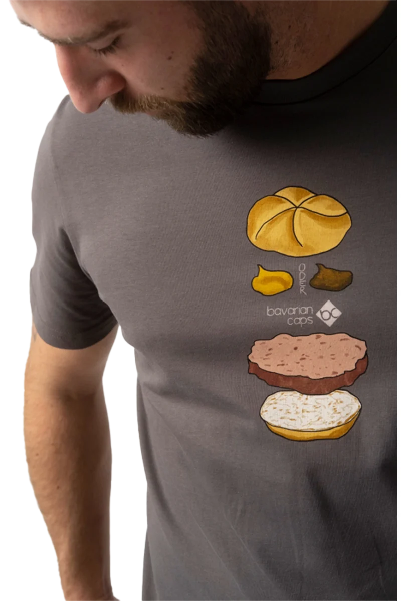 Herren T-Shirt 'Bavarian Burger'