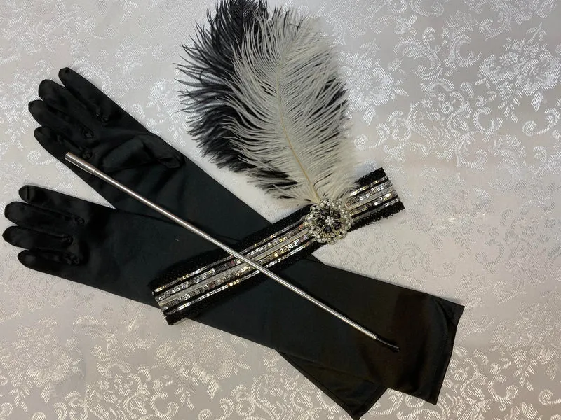 Exklusives Charleston Gatsby Set für Damen