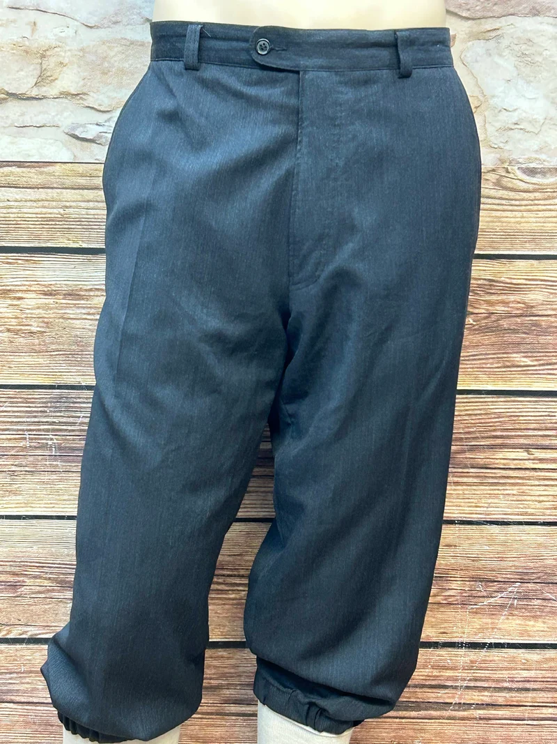 Vintage Knickerbocker Hose - Anthrazit - Größe 54