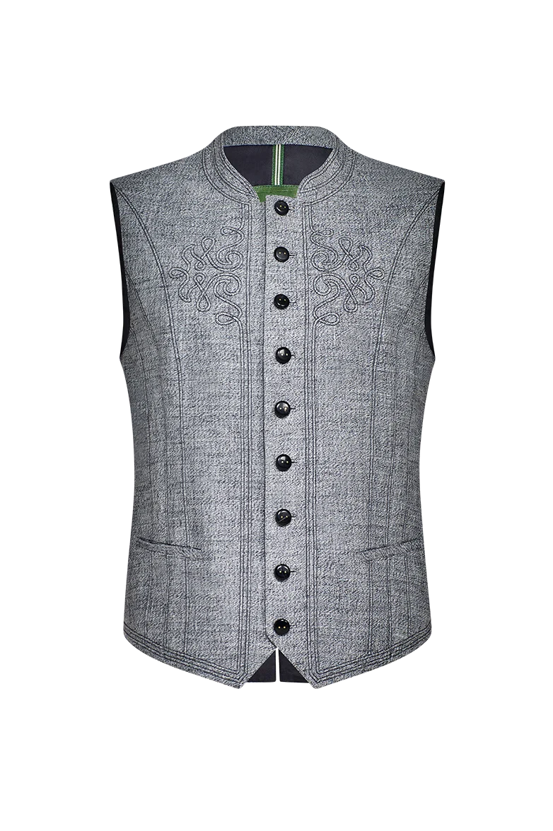 Schladminger Gilet mit Schnurstepperei